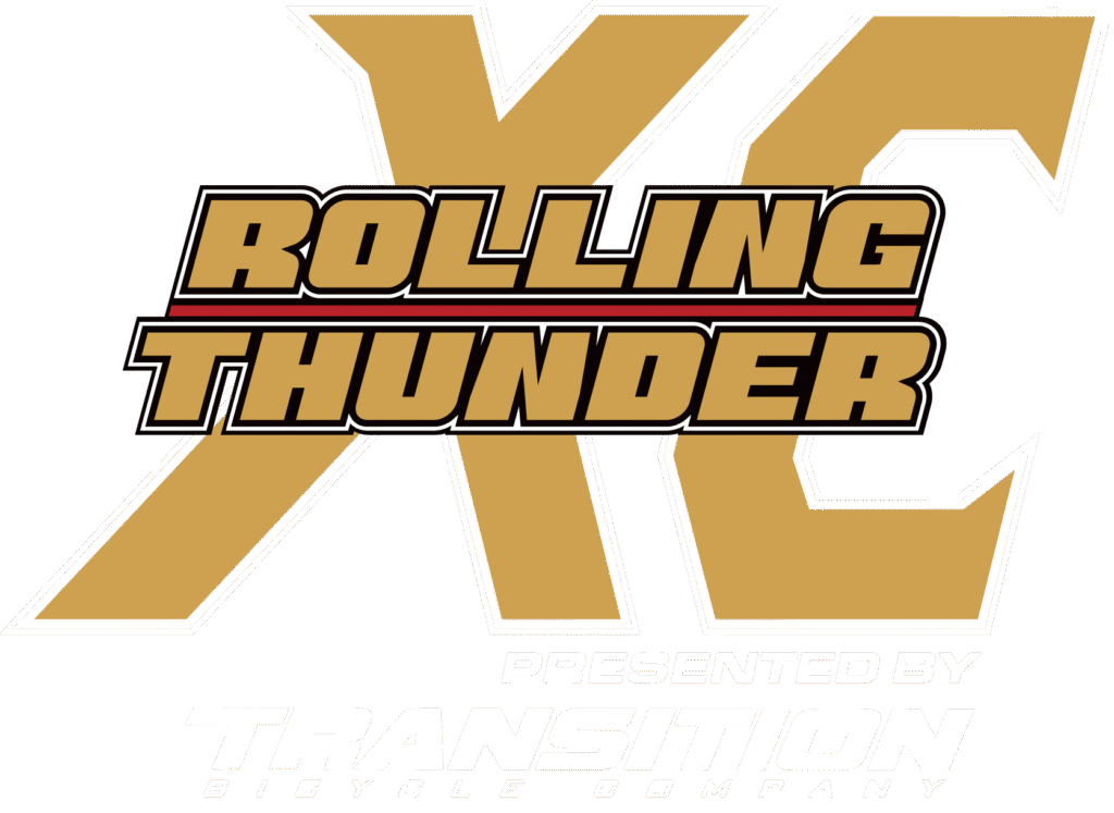 Rolling Thunder XC race logo vertical